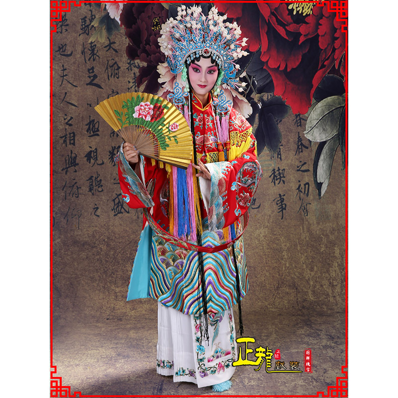 奈曼旗凤袍杨贵妃贵妃醉酒 软绉团凤女蟒