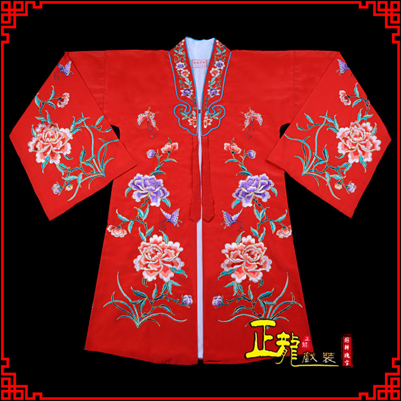 奈曼旗青衣花旦戏服 好绉小叶牡丹女披