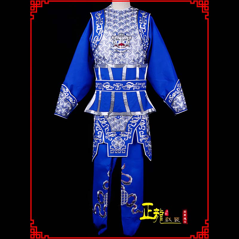 奈曼旗武生戏服云肩侉子男兵衣